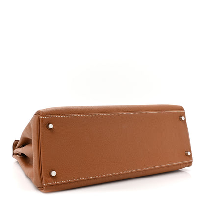 Hermes Togo Kelly Retourne 35 Gold 4 of 15