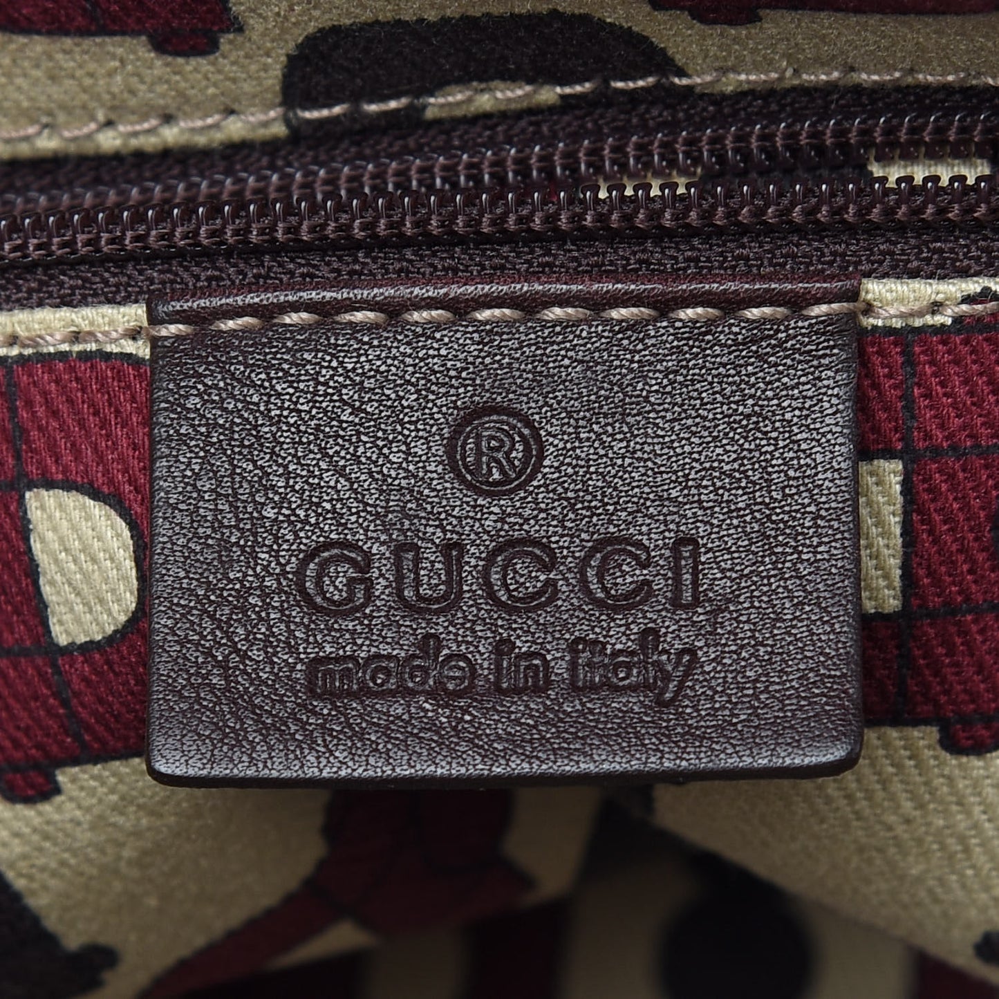 Guccissima Small Princy Satchel Brown