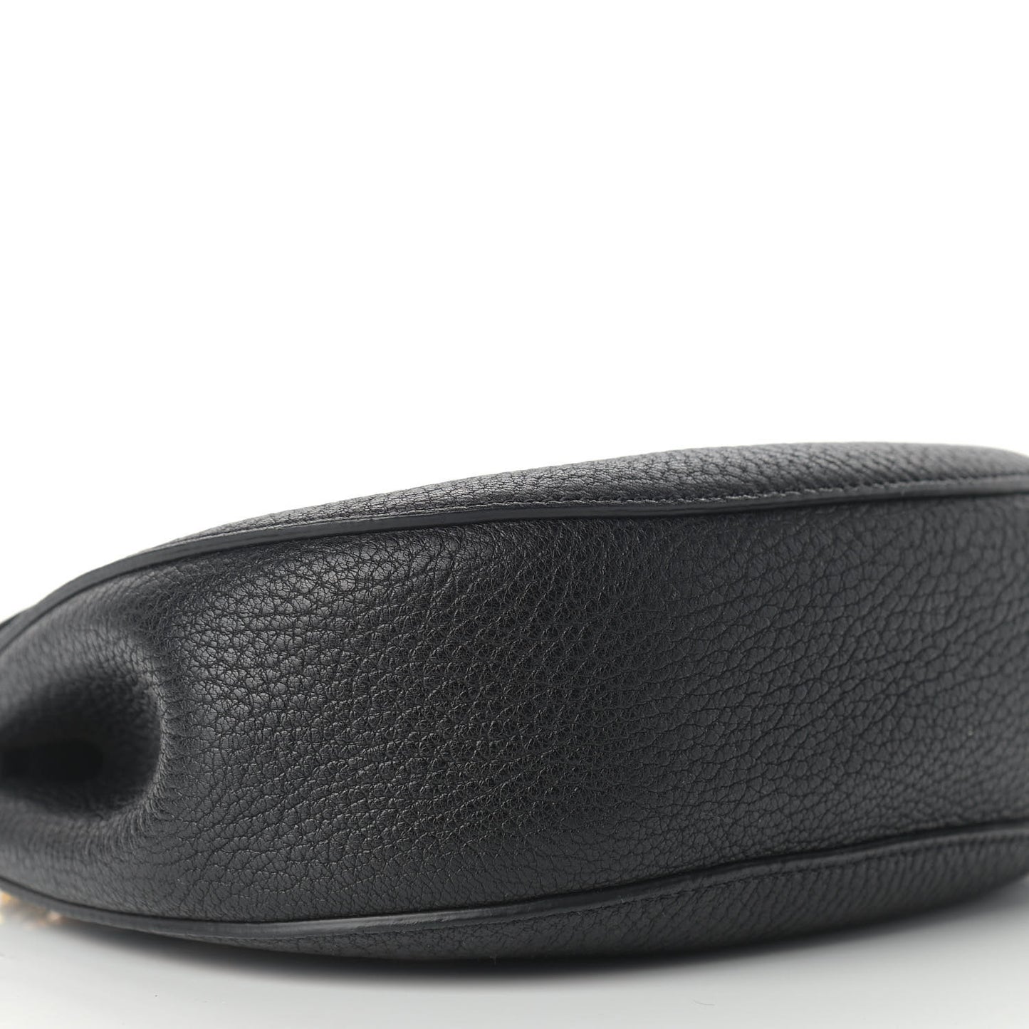 Grained Lambskin Mini Drew Shoulder Bag Black