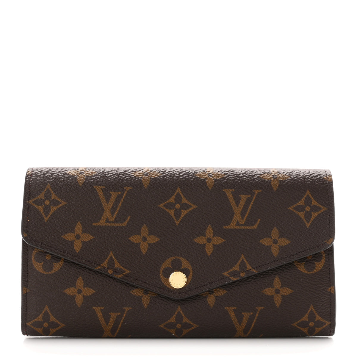 Louis Vuitton Monogram Sarah Wallet NM Coquelicot 1 of 8