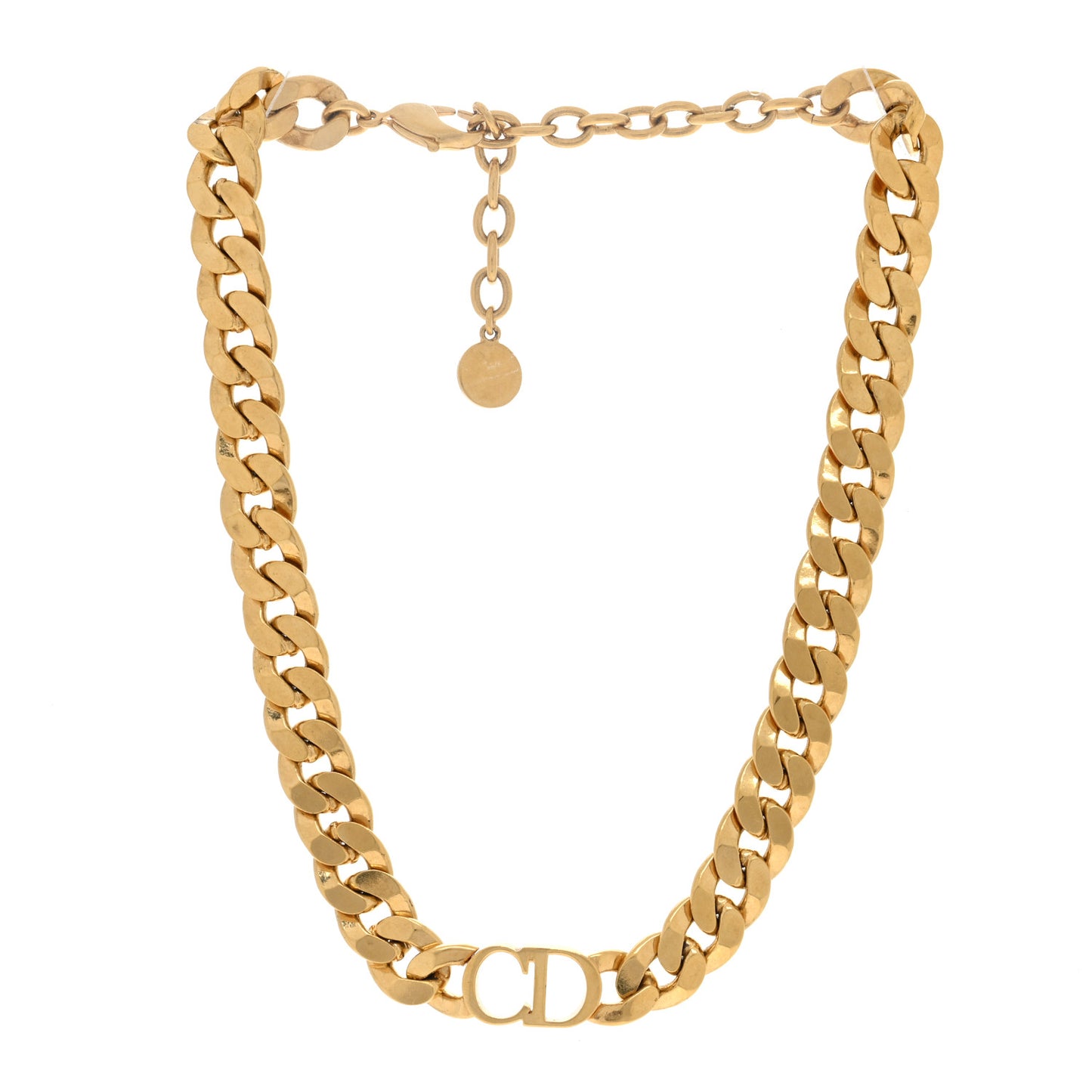 Metal Danseuse Etoile Chain Choker Necklace Gold