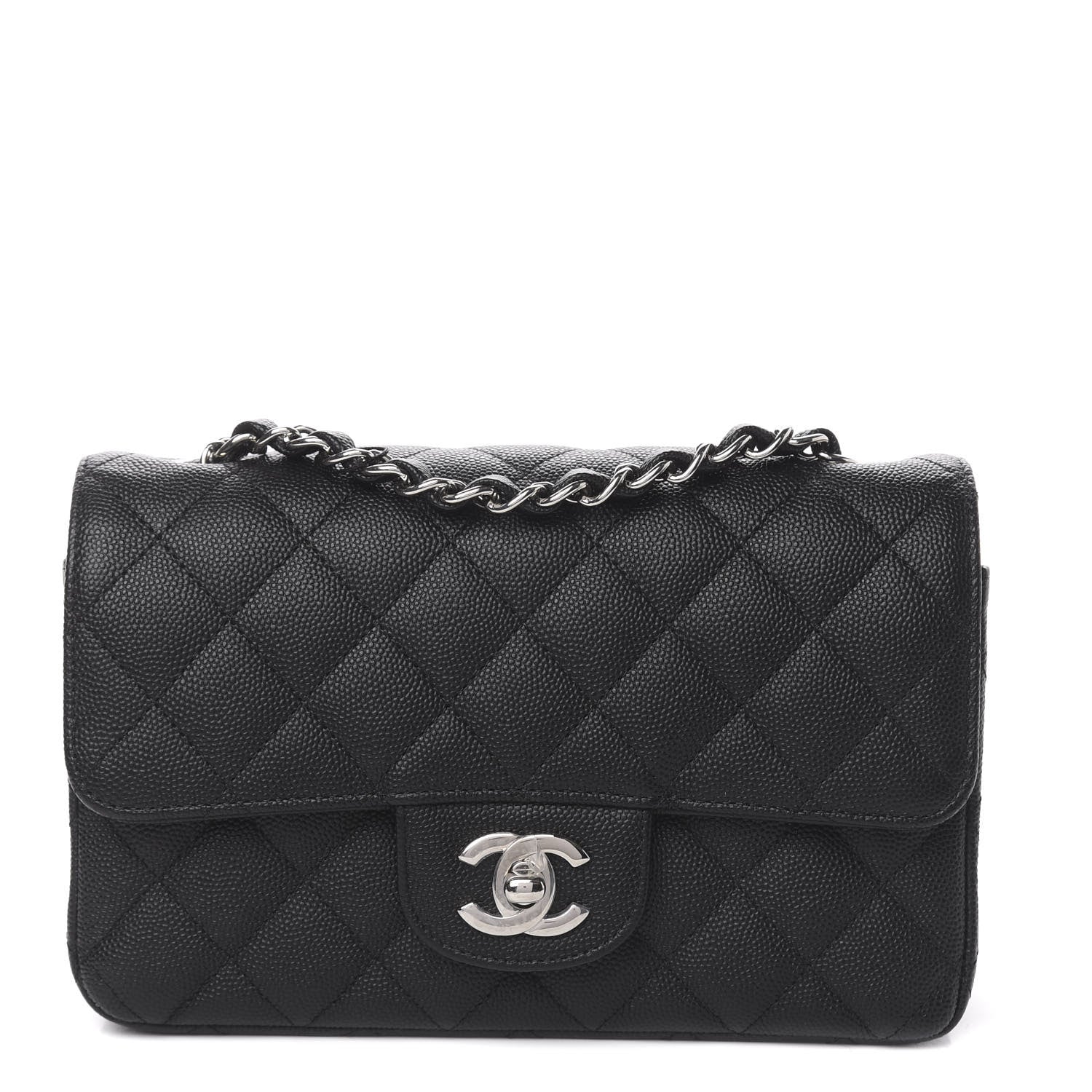 Chanel Caviar Quilted Mini Rectangular Flap Black 1 of 11