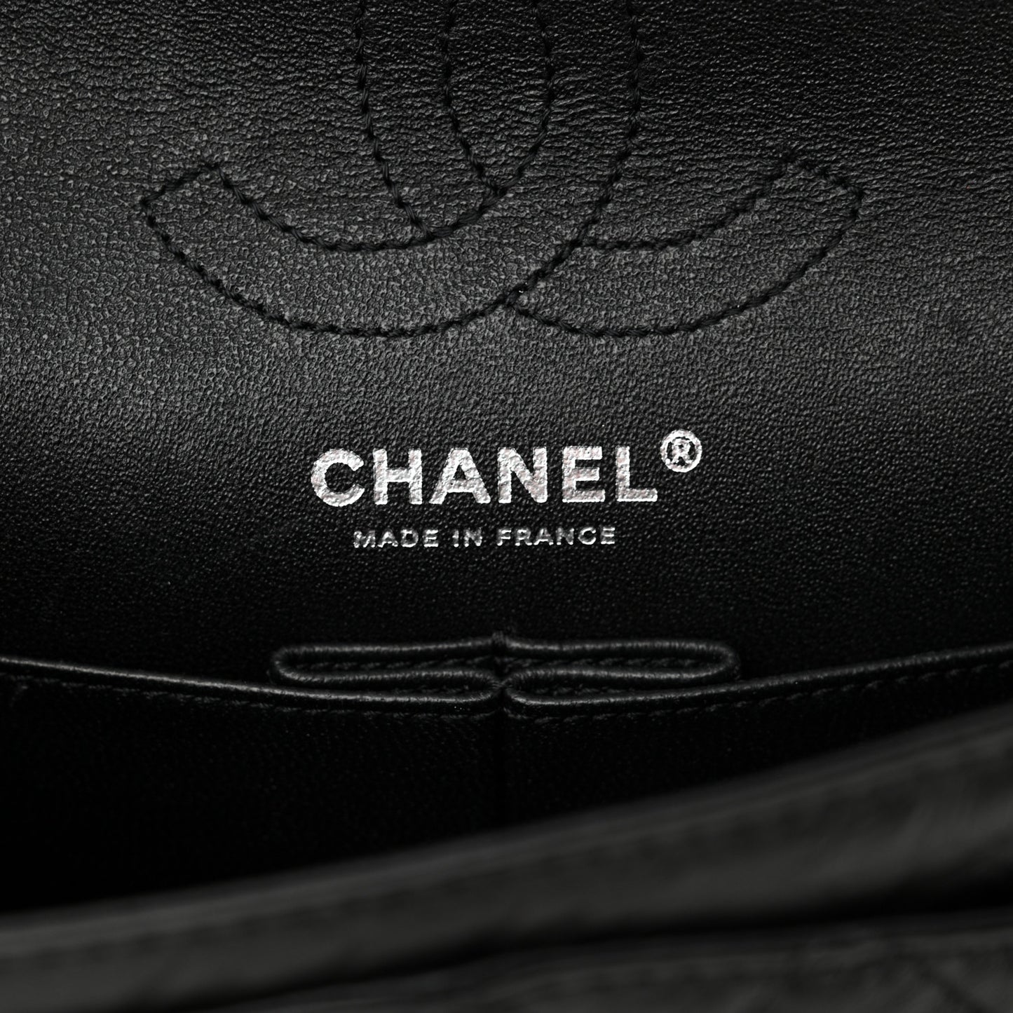 Aged Calfskin Lucky Charms 2.55 Reissue 224 Flap Black