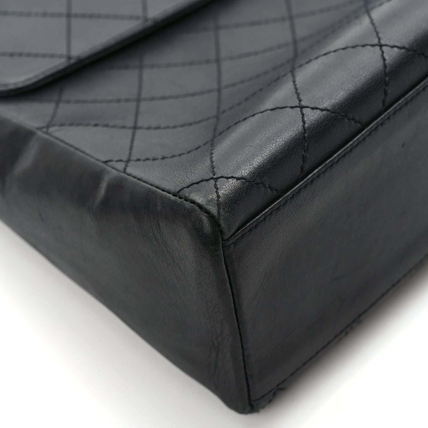 Lambskin Quilted CC Flap Shoulder Bag So Black