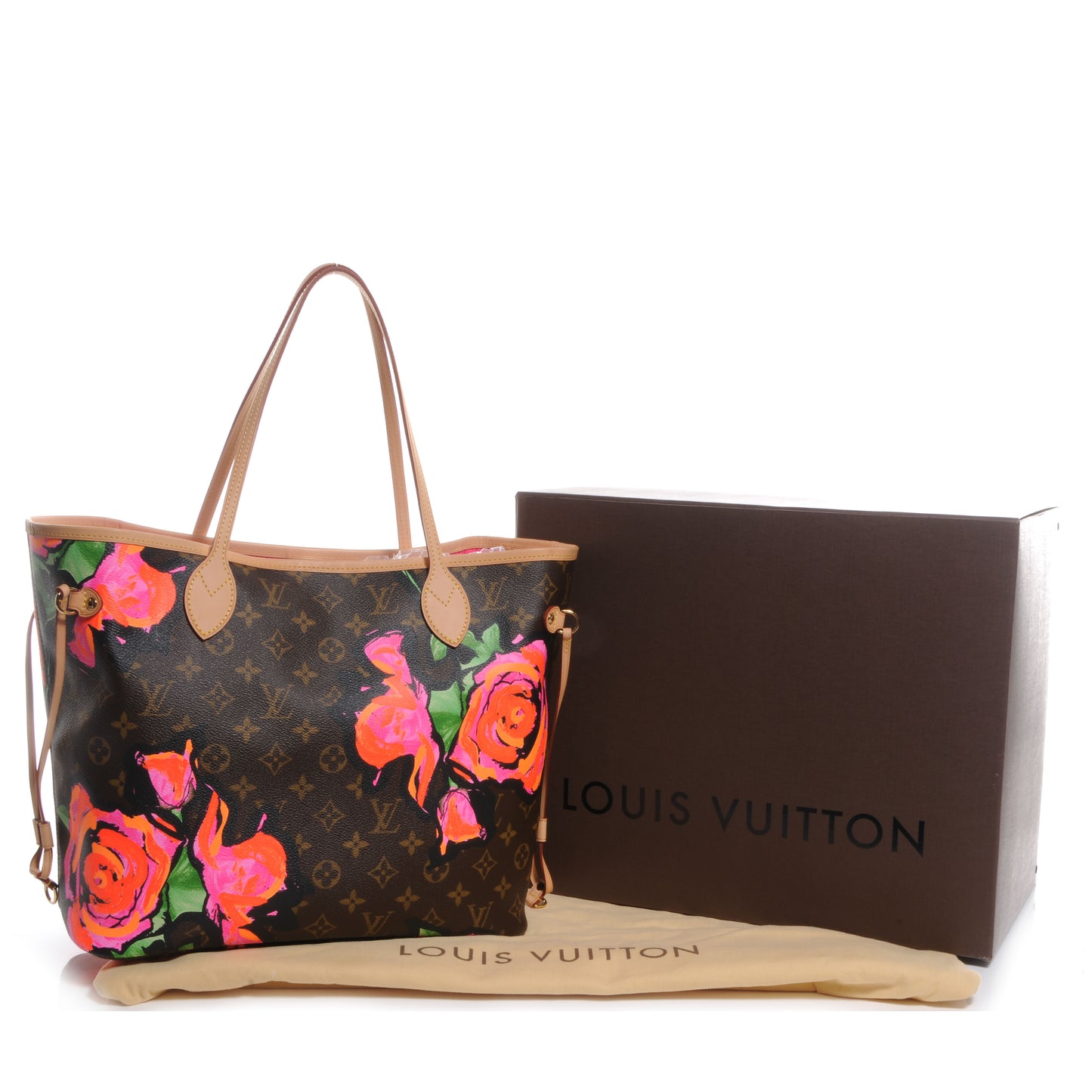 Monogram Roses Neverfull MM