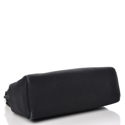 Hermes Toile Vache Calfskin Herbag 30 PM Black 5 of 22