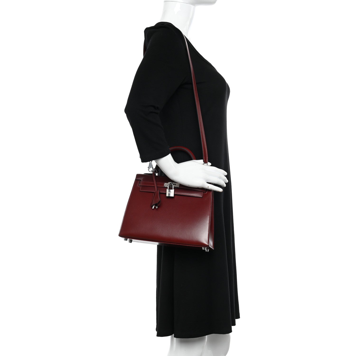 Hermes Box Kelly Sellier 25 Rouge H 2 of 10