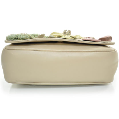 Valentino Garavani Leather Flower Flap Bag 4 of 11