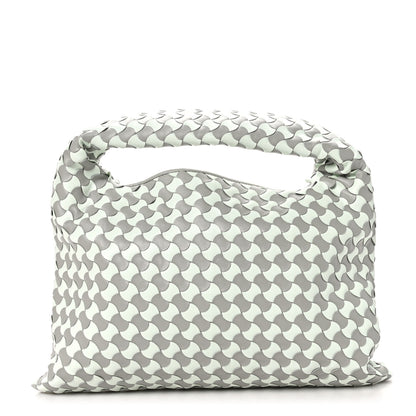 Bottega Veneta Calfskin Intrecciato Small Hop Agate Glacier 1 of 10