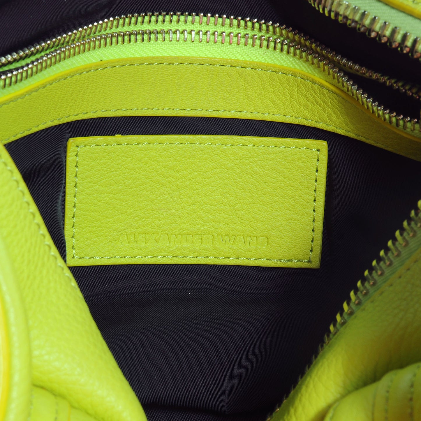 Pebbled Leather Rocco Acid w Pale Gold Hardware