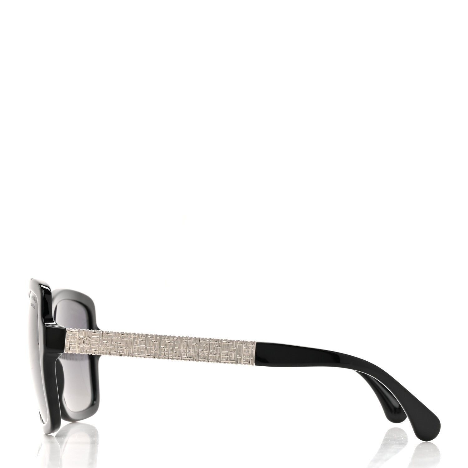 Chanel Square Winter Polarized Sunglasses 5383 Black 3 of 9