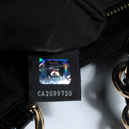 Fendi Zucca Enamel Mia Tote Black 8 of 9