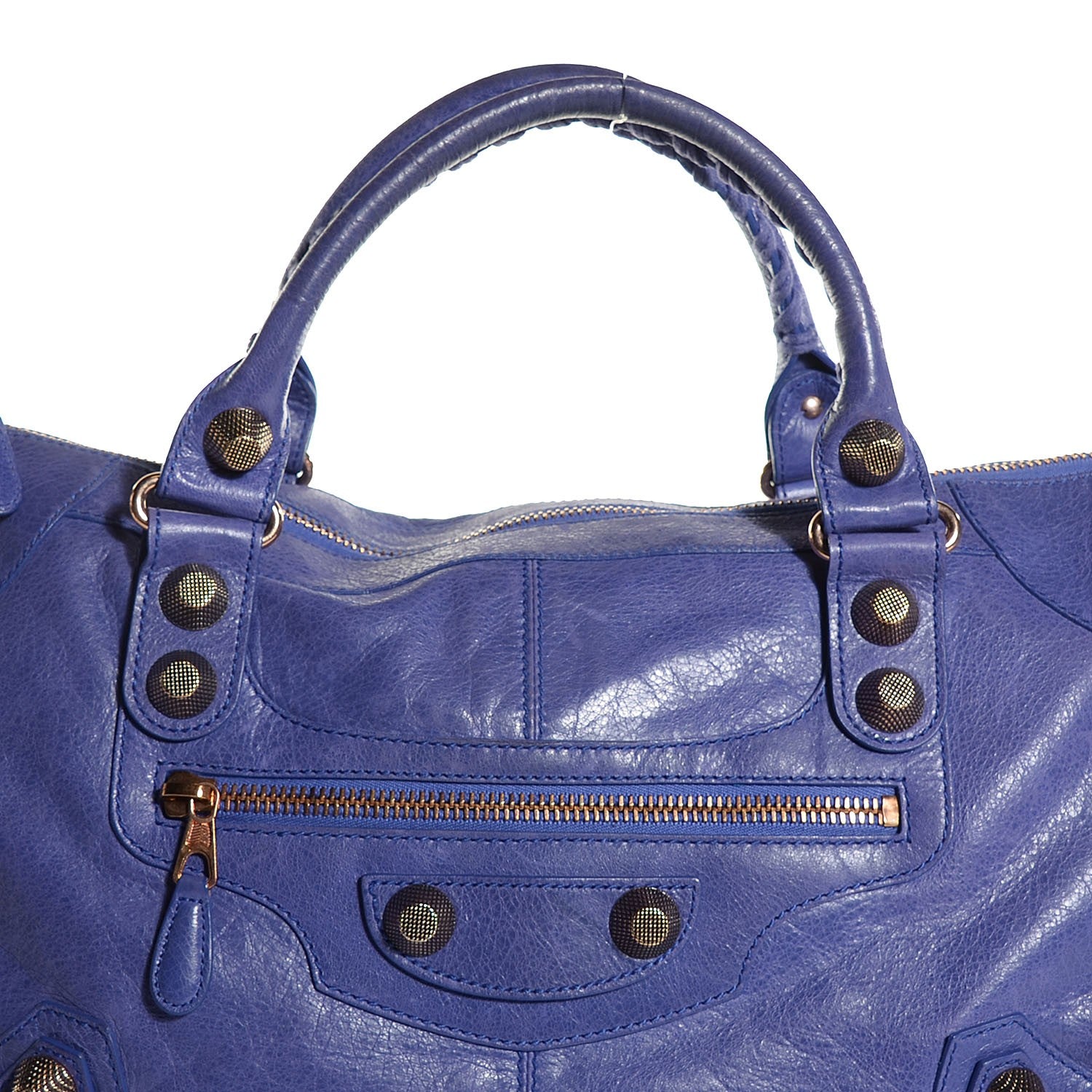 Balenciaga Agneau Giant 21 Rose Gold Hardware Work Bleu Lavande 9 of 12