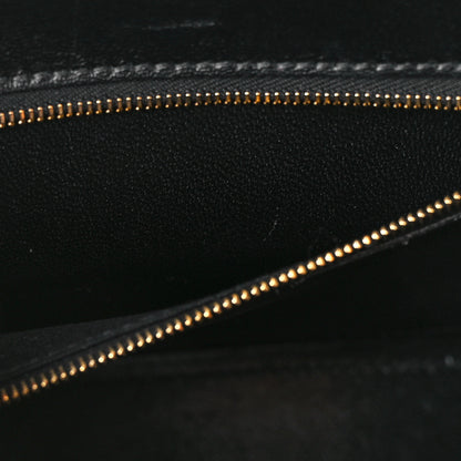 Balenciaga Shiny Box Calfskin Small Hourglass Top Handle Bag Black 11 of 11