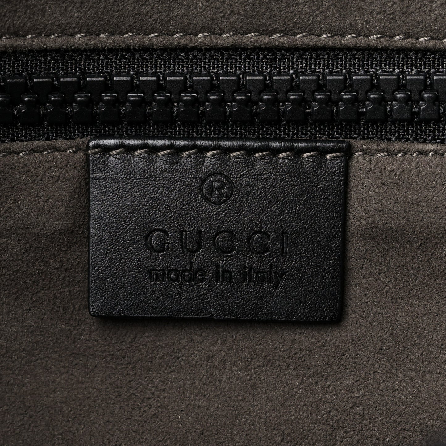 GG Supreme Monogram Belt Bag Black