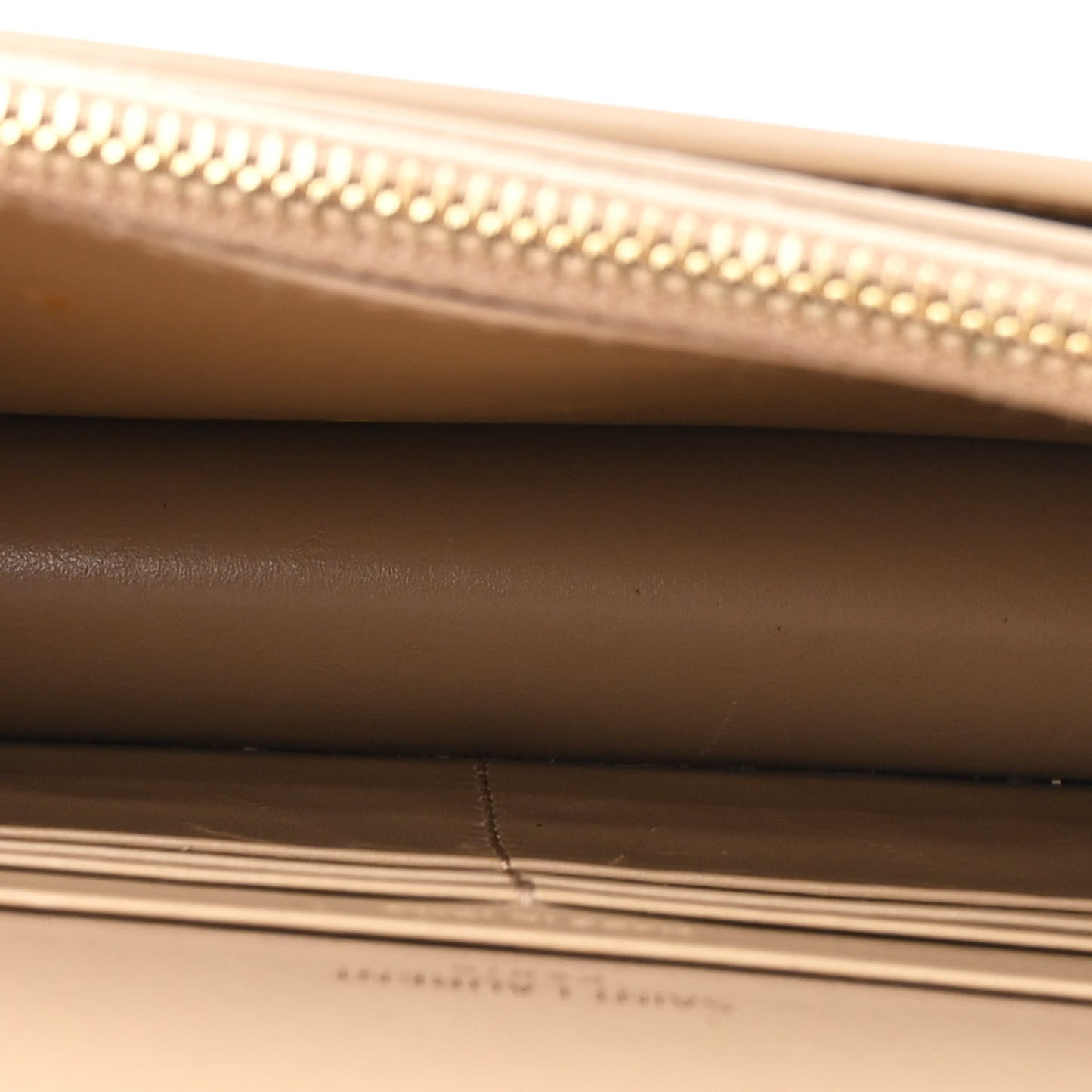 Calfskin Monogram Sunset Chain Wallet Dark Beige