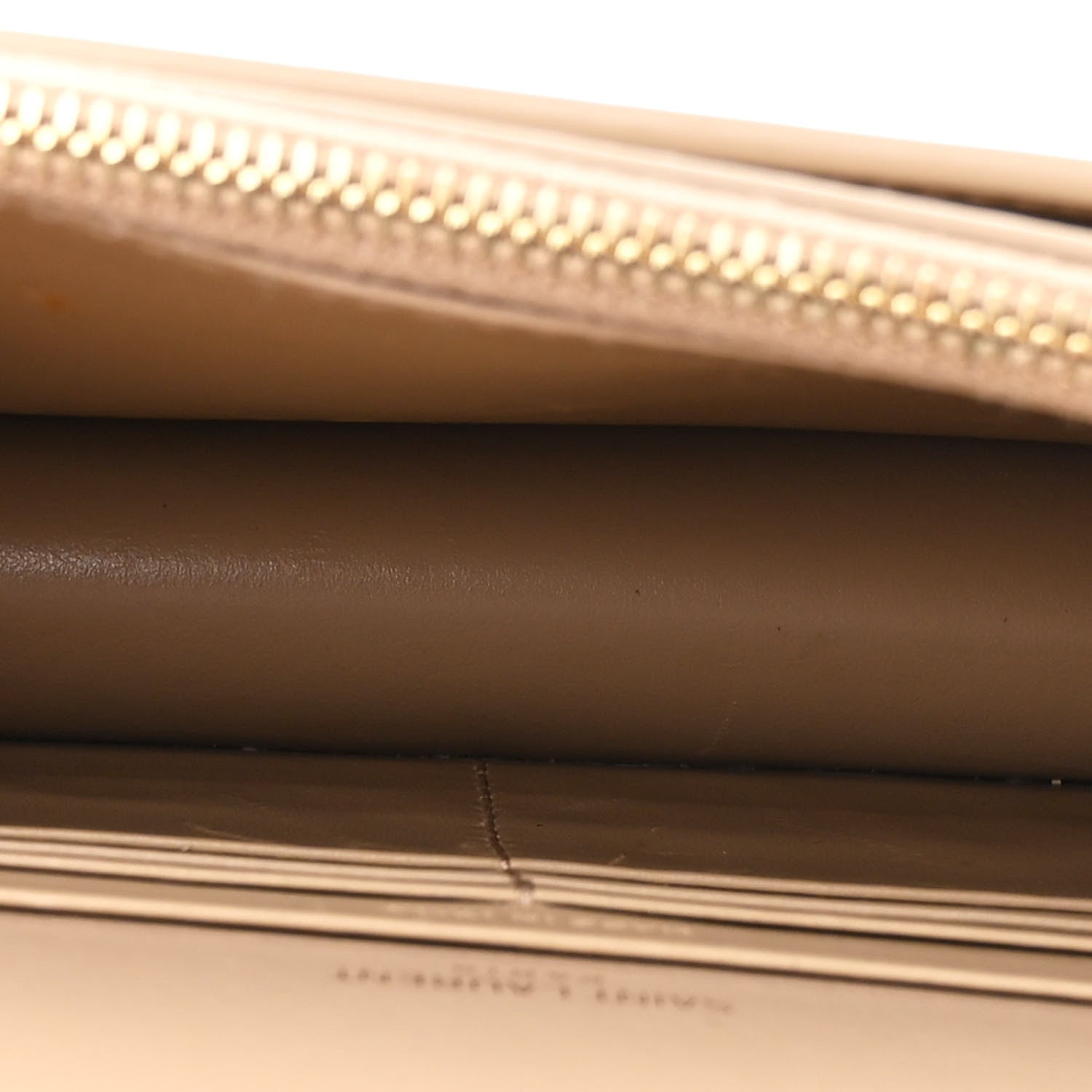 Saint Laurent Calfskin Monogram Sunset Chain Wallet Dark Beige 5 of 9