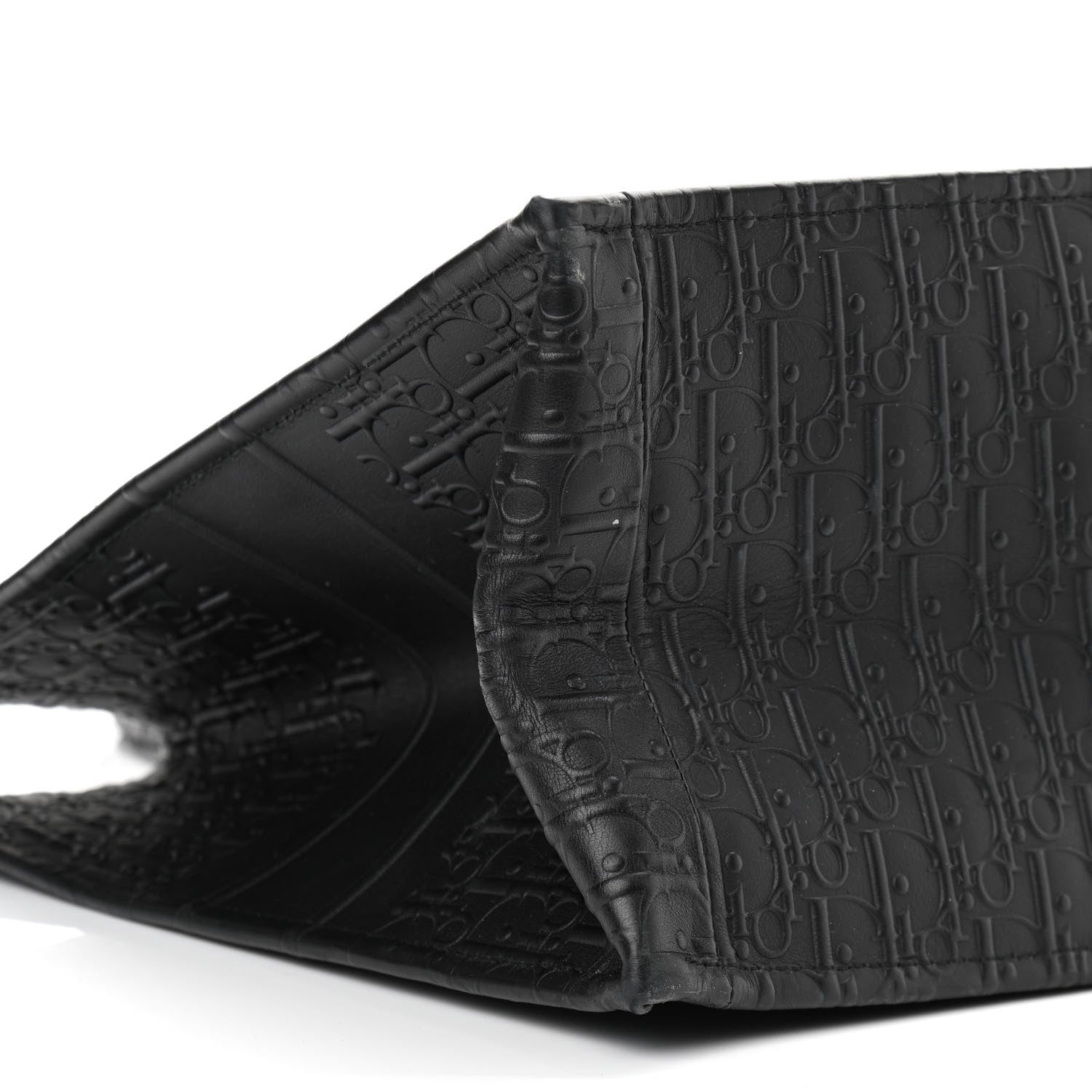 Christian Dior Oblique Calfskin Embossed Large Book Tote Black 10 of 16