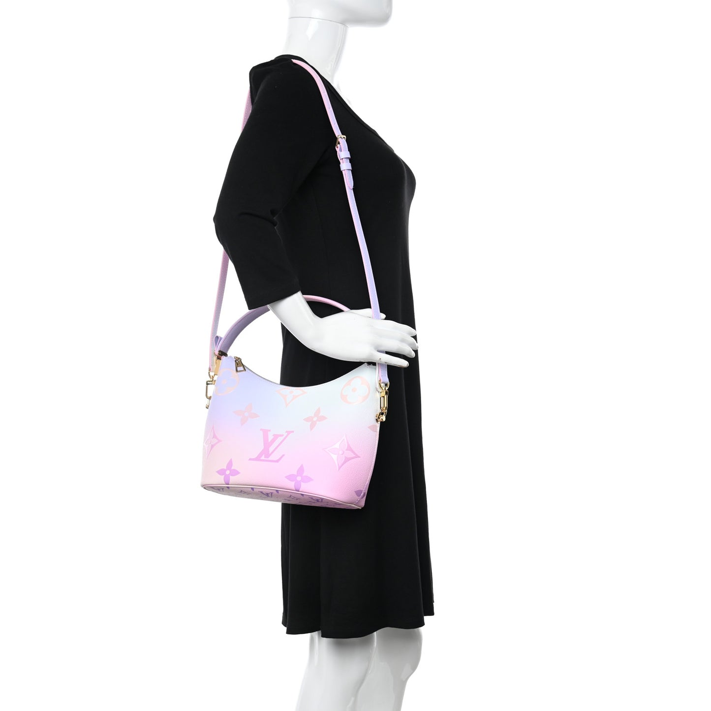 Monogram Giant Spring In The City Marshmallow Hobo PM Sunrise Pastel