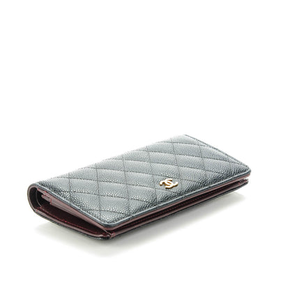 Chanel Caviar Quilted Yen Wallet Black 4 of 8