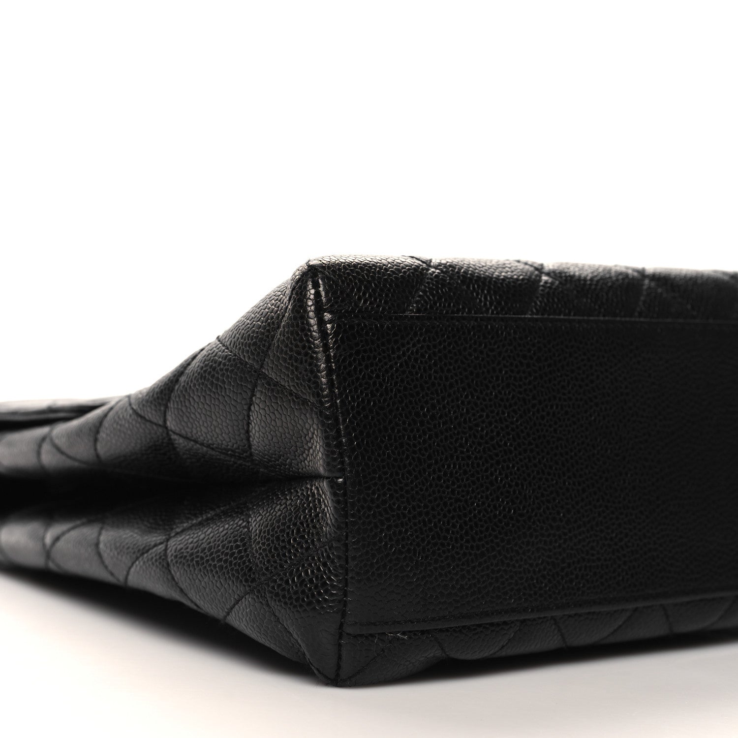Chanel Caviar Quilted Jumbo Kelly Flap Black 9 of 12