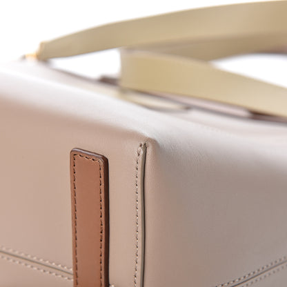 Burberry Calfskin Medium Society Top Handle Bag Brown 9 of 12