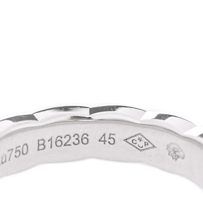 Chanel 18K White Gold Mini Coco Crush Ring 45 3.25 5 of 5