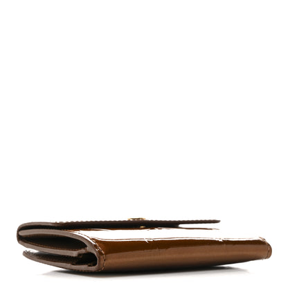 Louis Vuitton Vernis Elise Wallet Bronze 4 of 12