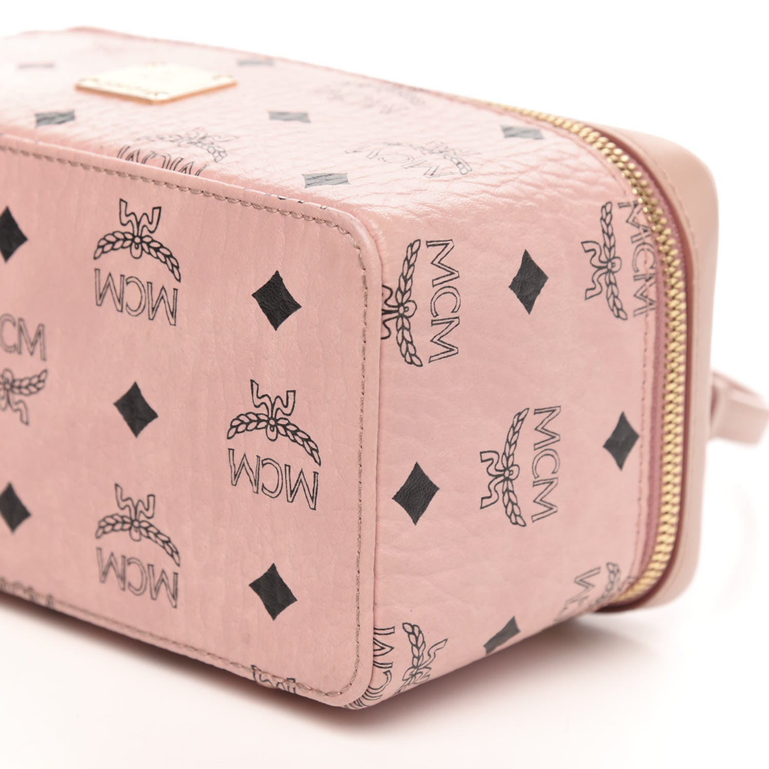 MCM Visetos Vanity Case Soft Pink 8 of 11