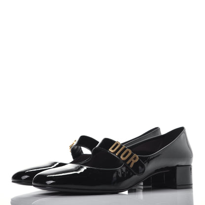 Christian Dior Patent Baby-D Ballet Pumps 41.5 Black 3 of 9