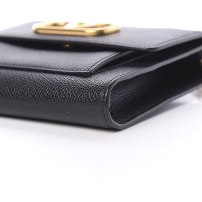 Valentino Garavani Calfskin VLogo Crossbody Bag Black 8 of 9