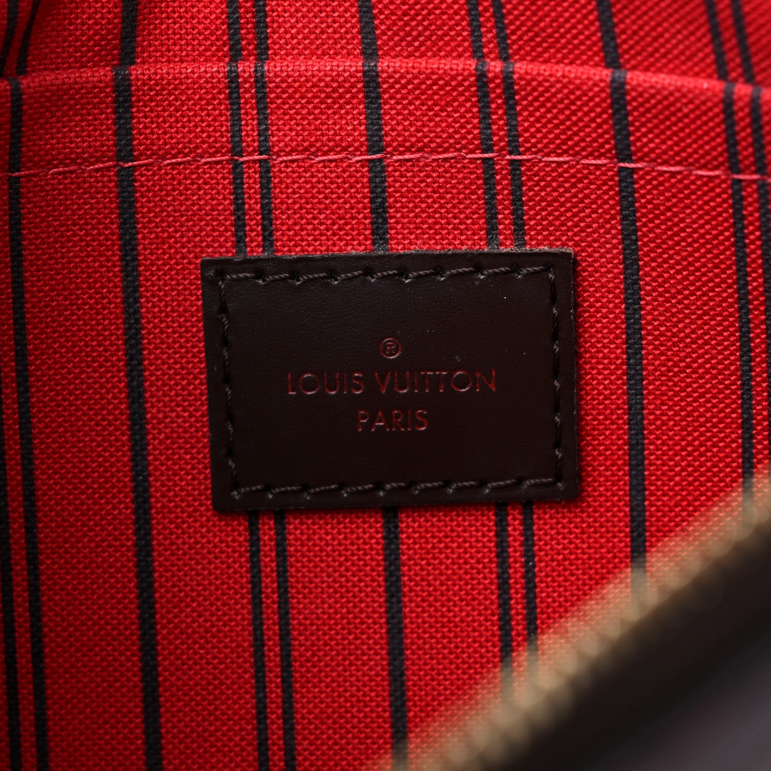 Louis Vuitton Damier Ebene Neverfull MM GM Pochette 6 of 7