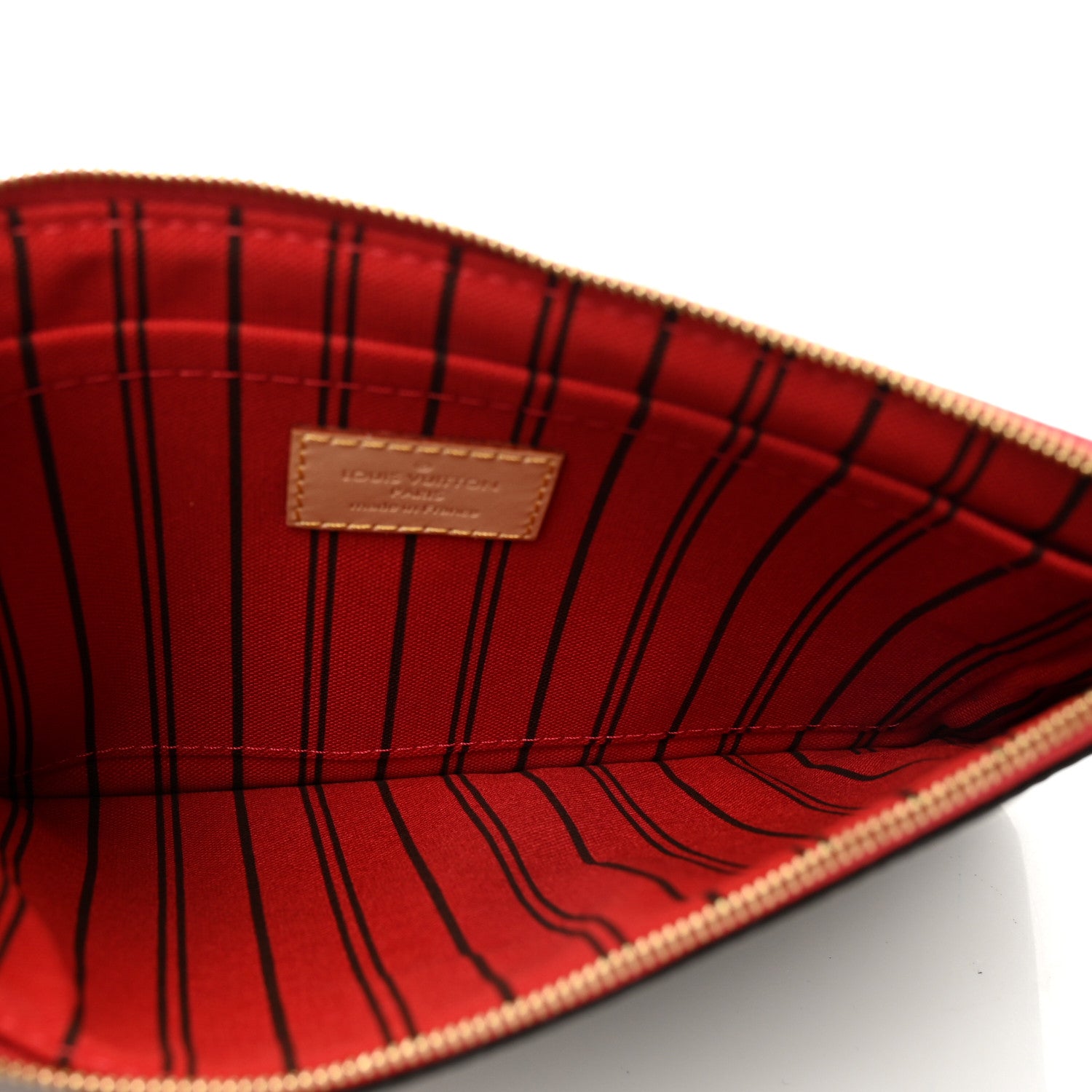 Louis Vuitton Monogram Neverfull MM GM Pochette Cherry 5 of 8