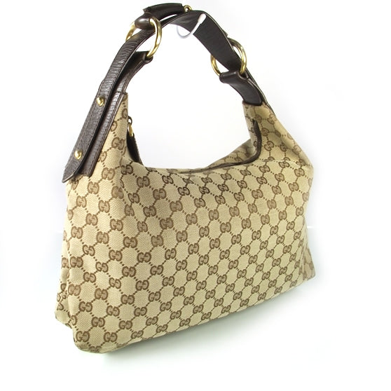 Gucci Monogram Medium Horsebit Chain Hobo 3 of 8