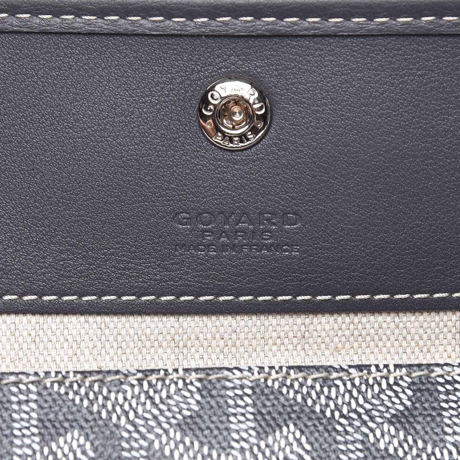 Goyard Goyardine Pouch Grey 6 of 6