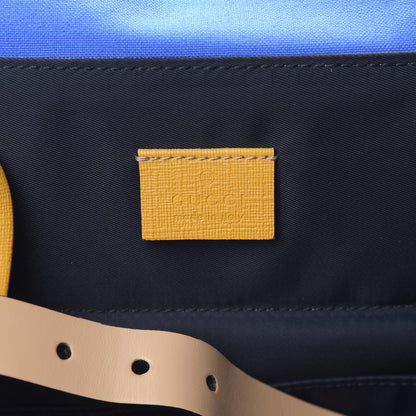 Gucci Canvas Childrens Sciroppo Patch Backpack Blue 5 of 11