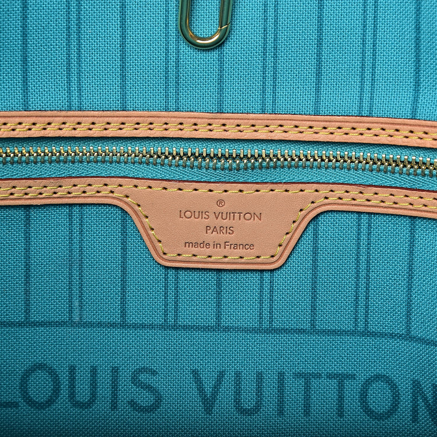 Louis Vuitton Monogram V Neverfull MM Turquoise 6 of 10