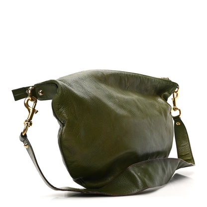Gucci Calfskin Enamel Blondie Hobo Green 3 of 15