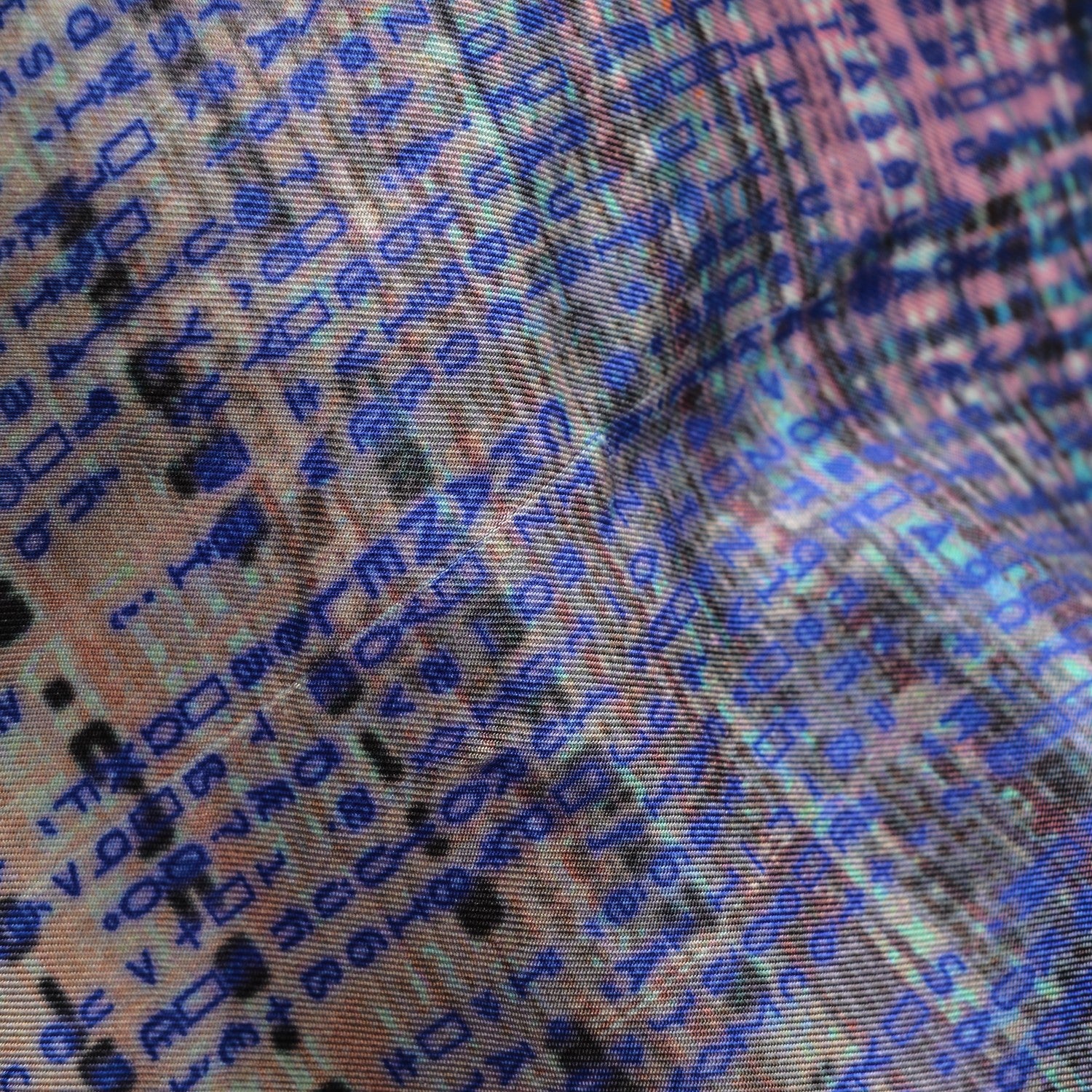 Chanel Silk Tweed Effect CC Square Scarf Multicolor 7 of 8