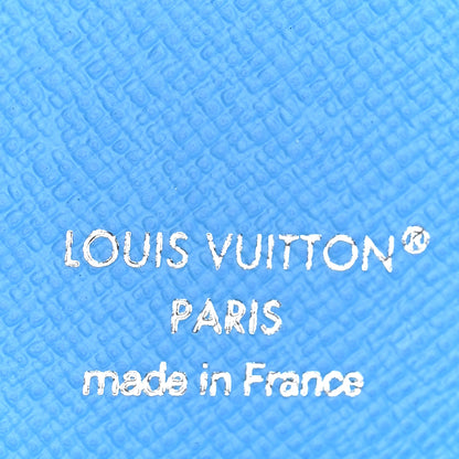 Louis Vuitton Monogram Sports Passport Cover Pool Blue 6 of 7