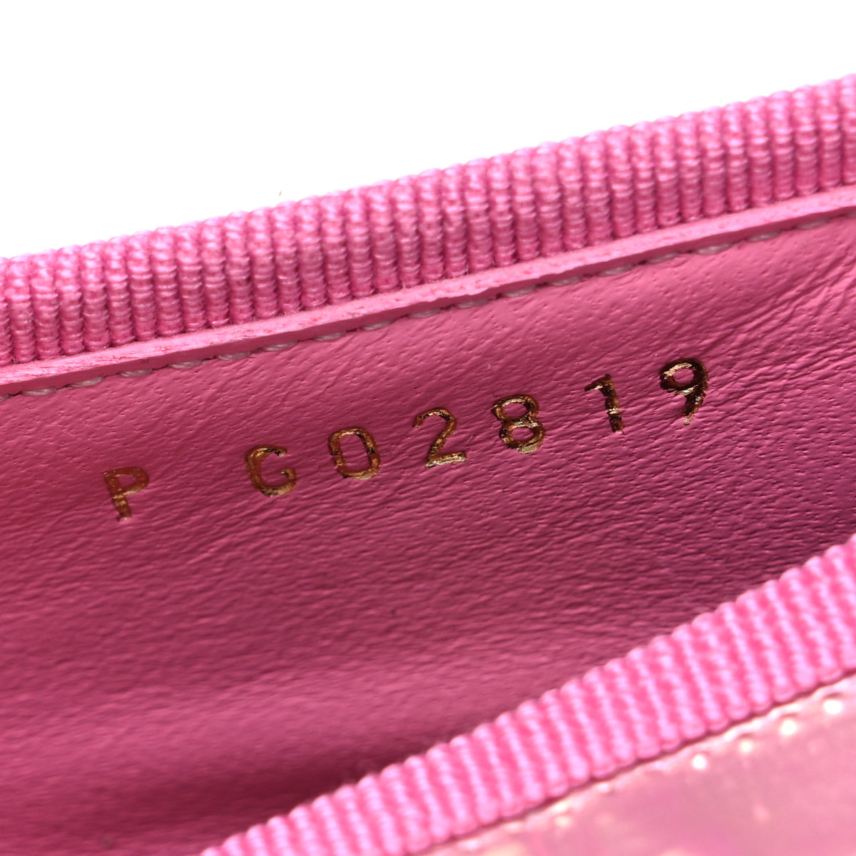 Iridescent Calfskin Crocodile Embossed Ballerina Flats 40 Pink