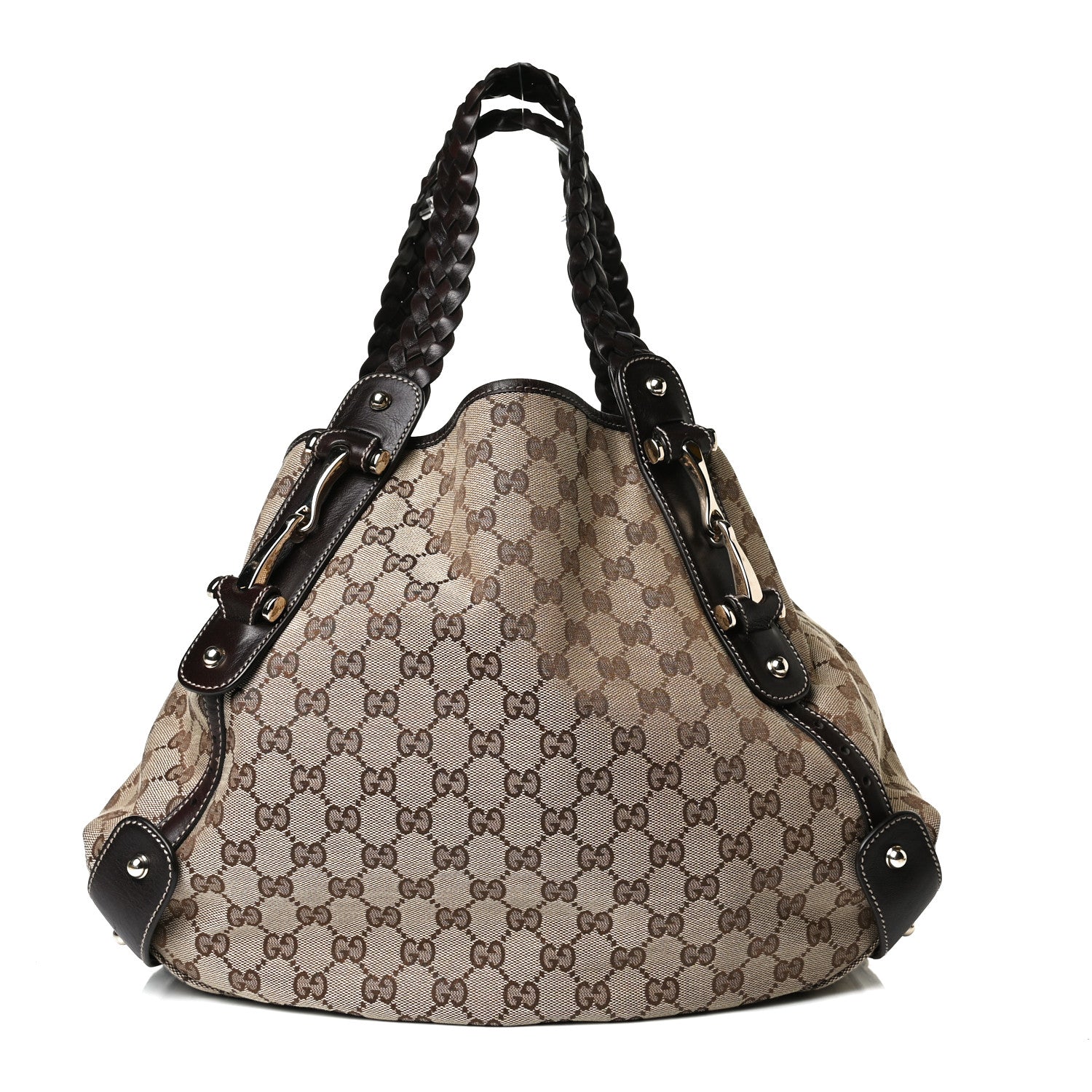 Gucci Monogram Medium Pelham Shoulder Bag Dark Brown 1 of 15