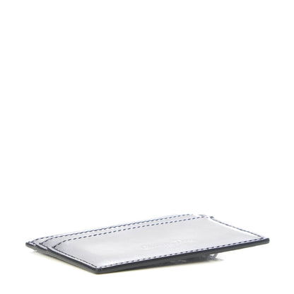 Christian Dior Metallic Patent Micro-Cannage Lady Dior Card Holder Onyx Black 5 of 8