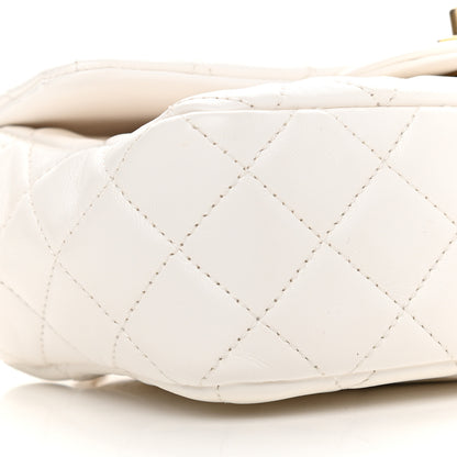 Chanel Lambskin Quilted Mini Rectangular Pearl Crush Flap White 8 of 9