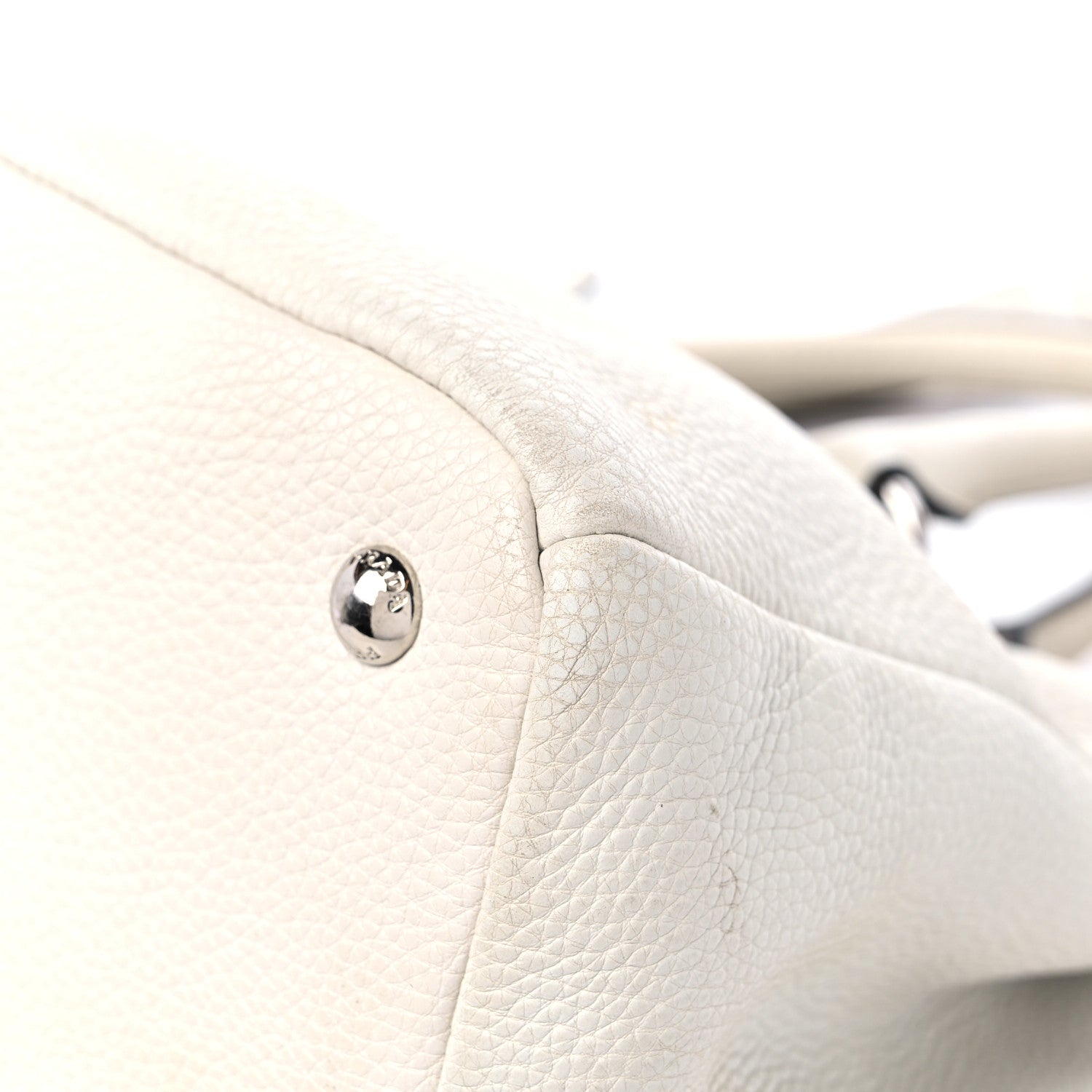 Prada Vitello Daino Shopping Tote Talco 9 of 13