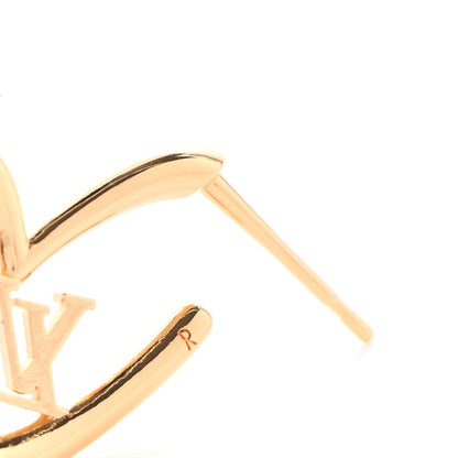 Louis Vuitton Fall In Love Heart Earrings PM Gold 5 of 6