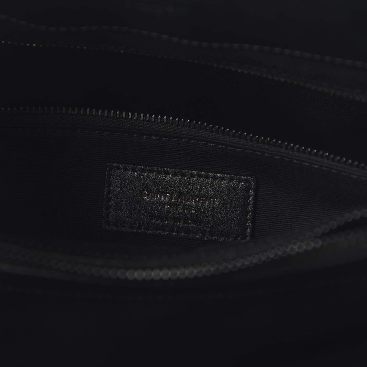 Saint Laurent Calfskin Y Quilted Monogram Medium Loulou Chain Satchel Black 6 of 9