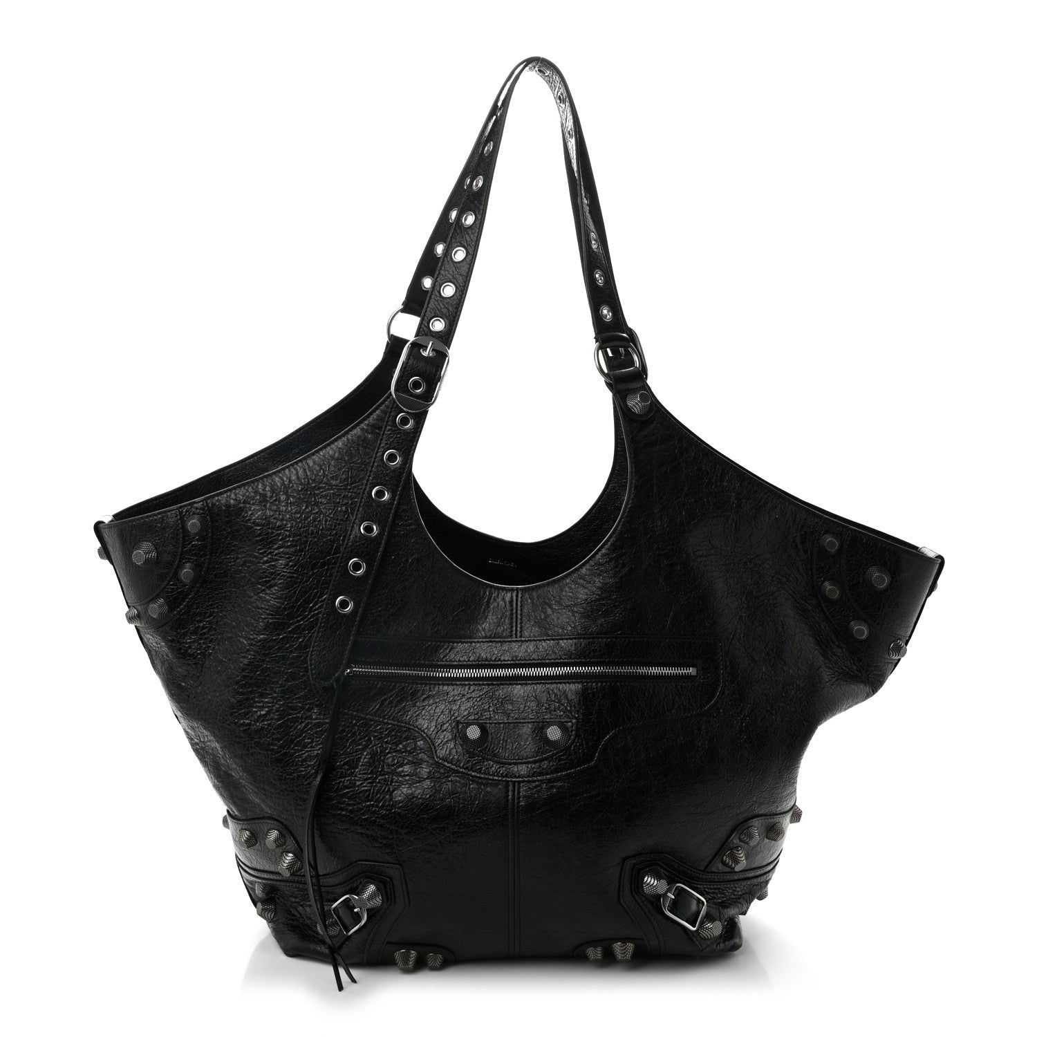 Balenciaga Agneau Arena Large Le Cagole Carry All Bag Black 1 of 10