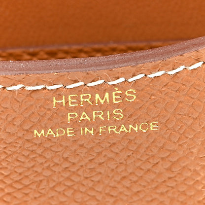 Hermes Epsom Constance Slim Wallet Gold 7 of 8