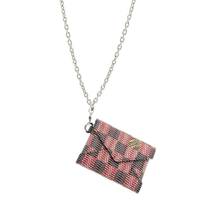 Louis Vuitton Damier LV Pop Kirigami Necklace Rose 1 of 5